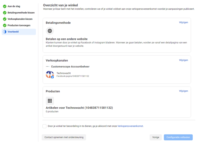 Facebook shop opzetten 4